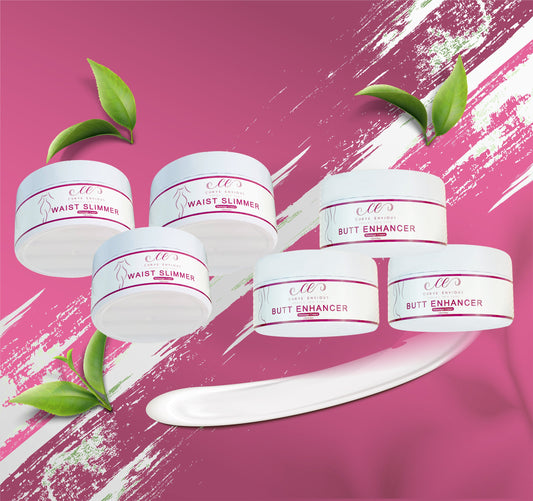 Ultimate Baddie Bundle (3 Waist, 3 Butt, 3 Breast Creams)